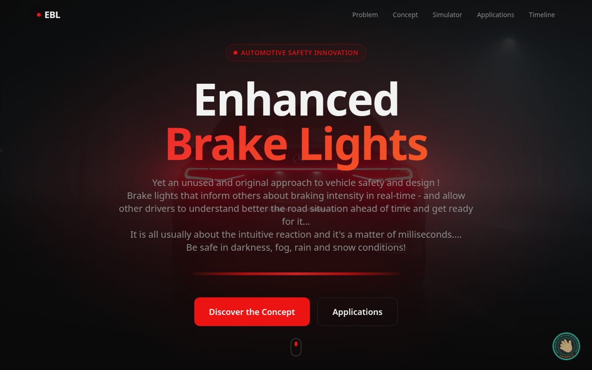 EBL Lights — A small idea that could make braking safer.
