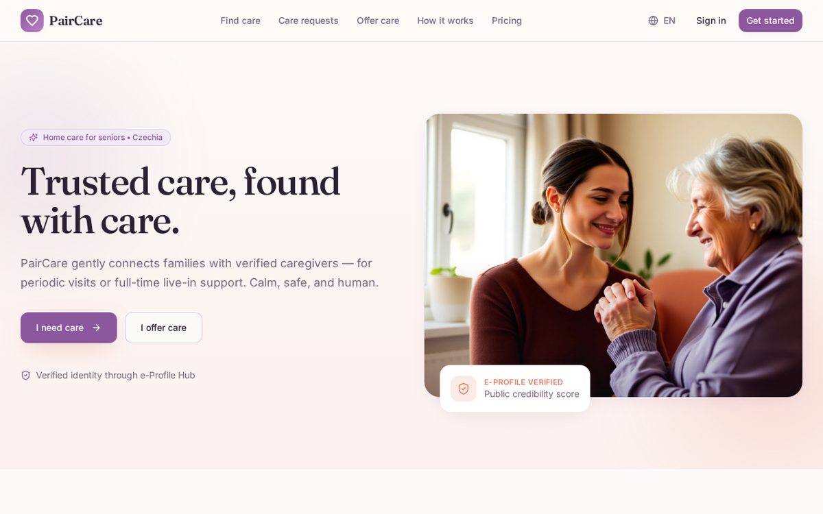 PairCare — Started as a payment-gateway experiment, turned into something real.